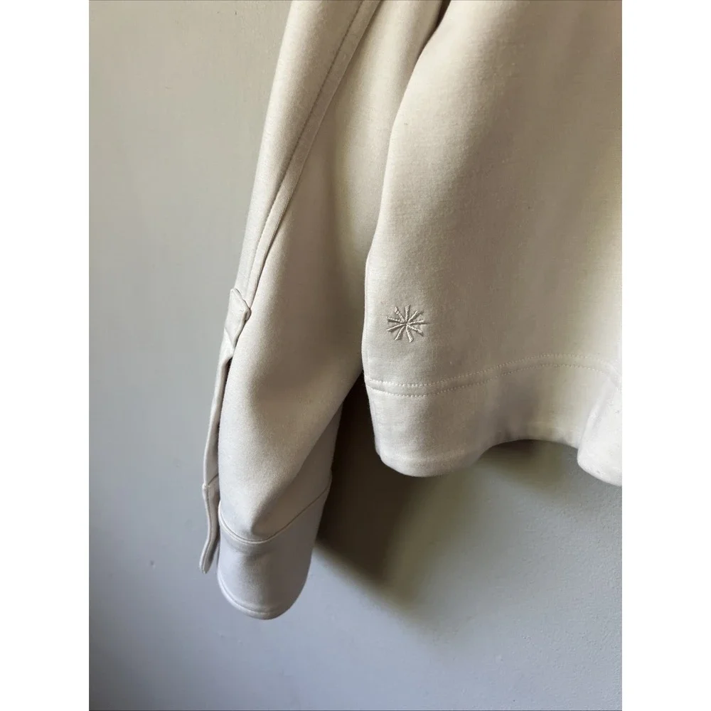 Athleta Allure Shirt Jacket | Bone Large #577373 Fall Semi Cropped